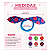 Kit 4 xuxinhas com laço florzinhas coloridas infantil divertida para pequenas - Imagem 4