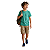 camiseta verde agua infantil 100% algodão confortável lisa unissex escolar casual tamanhos 2 a 16 - Imagem 2