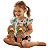 kit sereia menina conjunto blusa short com chinelo estampado tamanhos 2 e 3 anos - Imagem 3