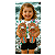 kit sereia menina conjunto blusa short com chinelo estampado tamanhos 2 e 3 anos - Imagem 6