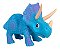Brinquedo Dinossauro Amigo Triceratops Azul - Super Toys - Imagem 1