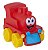 Trenzinho Vermelho De Vinil Para Bebês Super Toys Baby's - Imagem 1