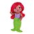 Boneca Pérola Sereia Negra Cabelo Vermelho - Imagem 2