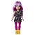 Boneca Charmosa Fashion Cabelo Rosa Com Cartela De Adesivo - Imagem 1