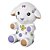 Brinquedo Boneco Pet Love Pintura Ovelha - Imagem 1