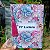 Agenda Floral Azul e Rosa - Imagem 1