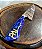 Faca Pai - Aço Inox - Churrasco 8" - Pingente Pai - Resina Azul - Imagem 2