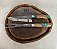 KIT FULL CARBONO VERDE - Churrasco 8" + Garfo 8" + Caixa de Madeira - Imagem 5