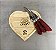 KIT COZINHA GOURMET - 3 FACAS INOX + CABO VERMELHO + TÁBUA - Imagem 1