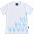 12 ALEF PERETZ CAMISETA BRANCA LOGO AZUL CLARO - Imagem 1
