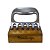 Garfo Garra de Urso Com Base de Madeira Personalizada - Imagem 1