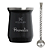 Kit Cuia Térmica Inox Stanley Preta Personalizada Para Chimarrão e Tereré + Bomba Inox Giro - Imagem 1