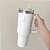 Copo Garrafa Térmica Inox com Canudo Branca - 1,2L Personalizada - Imagem 2
