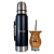 Kit Mateira Masculina Argentina Couro Sintético + Térmica Inox 1L + Cuia Porongo + Bomba - Imagem 2