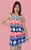 VESTIDO  CURTO SOLTO  ESTAMPADO - Imagem 1