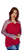 BLUSA MG LONGA CREPE FRUTAS VERMELHAS - Imagem 2