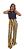 CALÇA CASUAL LISTRAS AFRICAN  PERNAS FLARE - Imagem 2
