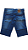 BERMUDA JEANS AZUL ESCURO MASCULINA DESTROYED CORIN - Imagem 2