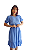 VESTIDO CURTO MIDI TECIDO LISO - Imagem 1