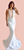 VESTIDO LONGO LISO  TULE BORDADO 3D - Imagem 1