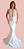 VESTIDO LONGO LISO  TULE BORDADO 3D - Imagem 3