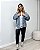 Jaqueta Jeans Com Strass Oversized Shine - Imagem 3
