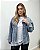 Jaqueta Jeans Com Strass Oversized Shine - Imagem 5