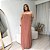 Vestido longo amplo Mavie - Imagem 1