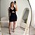 Vestido curto com detalhe de laços Chiara - Imagem 4