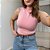Blusa gola alta franzida Antonella - Imagem 7