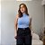Blusa gola alta franzida Antonella - Imagem 5