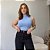 Blusa gola alta franzida Antonella - Imagem 4