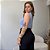 Blusa gola alta franzida Antonella - Imagem 3