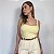Regata cropped decote quadrado canelada basic - Imagem 1