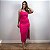 Vestido midi alça única com fivela Raissa - Imagem 1