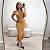 Vestido midi em modal ombro a ombro Aisha - Imagem 1