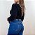 Blusa manga longa com fivela frontal Michele - Imagem 3