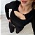 Blusa manga longa com fivela frontal Michele - Imagem 1