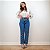 Calça reta jeans Denim Zero com espelhos DZ20998 - Imagem 8