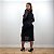 Vestido midi drapeado com lurex Lola - Imagem 2