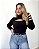 Blusa canelada com recorte frontal Esmeralda - Imagem 9