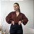Camisa cropped jacquard Ariana - Imagem 3