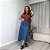 Saia jeans midi desconstruída Guilhermina - Imagem 3