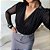 Body manga longa transpassado com lurex Lola - Imagem 7