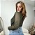 Body manga longa transpassado com lurex Lola - Imagem 4