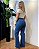 Calça wide leg jeans com strass Liana - Imagem 3