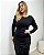 Vestido Midi Com Mangas Longas E Drapeados Lívia - Imagem 3