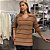 Blusa em tricô listrada gola polo Pietra - Imagem 2