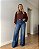 Calça pantalona jeans vintage Joana - Imagem 5