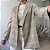 Blazer alongado alfaiataria xadrex Amanda - Imagem 1
